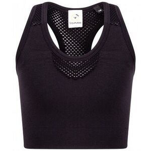 Tombo Kids/Childrens/Girls Seamless Crop Top / Black